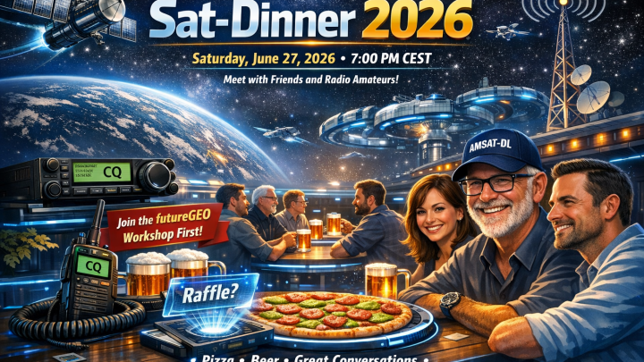 Von den Satelliten zum Stammtisch: Das Sat-Dinner 2026!