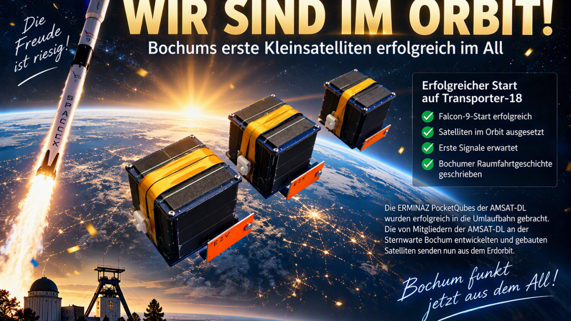 ERMINAZ-2 Satelliten im Orbit